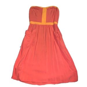 Strapless summer dress